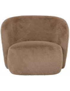 lænestol loungestol fake fur pels plys