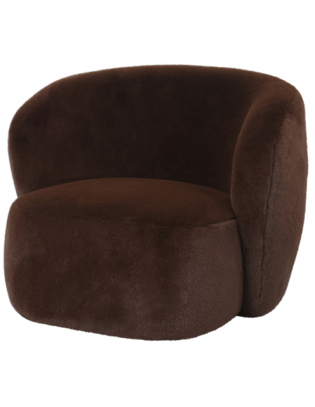 lænestol loungestol fake fur pels plys
