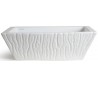 Pietra håndvask i keramik 59,5 x 39,5 cm - Hvid