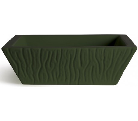 Se Pietra håndvask i keramik 59,5 x 39,5 cm - Mat engelsk grøn hos Lepong.dk