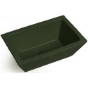 Pietra håndvask i keramik 59,5 x 39,5 cm - Mat engelsk grøn