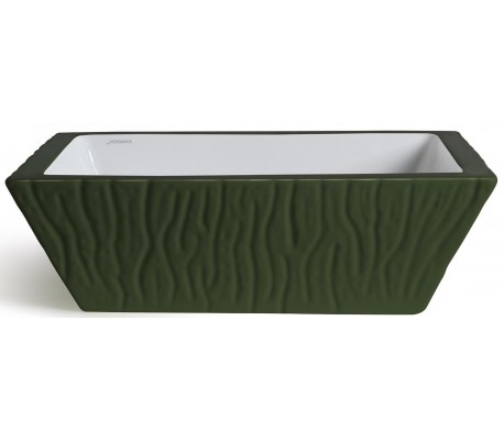 Se Pietra håndvask i keramik 59,5 x 39,5 cm - Engelsk grøn hos Lepong.dk