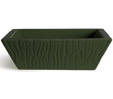 Billede af Pietra håndvask i keramik 59,5 x 39,5 cm - Engelsk grøn