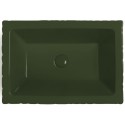 Pietra håndvask i keramik 59,5 x 39,5 cm - Engelsk grøn