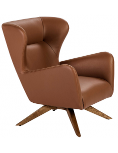 lænestol med armlæn drejefod drejefunktion læder erhvervsindretning restaurantmøbler