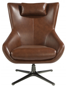 lænestol med armlæn læder erhvervsindretning restaurantmøbler 2