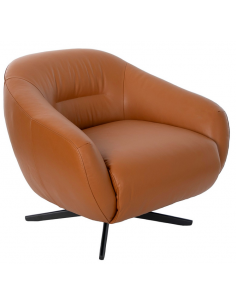 lænestol med drejefod drejefunktion læder erhvervsindretning restaurantmøbler