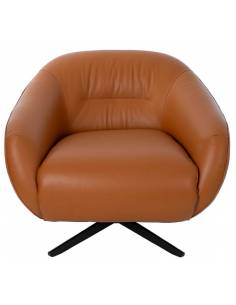 lænestol med drejefod drejefunktion læder erhvervsindretning restaurantmøbler 2