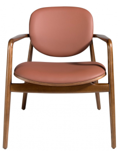 lænestol med armlæn læder erhvervsindretning restaurantmøbler 2