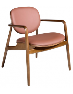 lænestol med armlæn læder erhvervsindretning restaurantmøbler