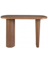 Konsolbord i valnøddefinér H76 x B120 x D40 cm - Valnød