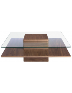 firkantet kvadratisk sofabord træ glas erhvervsindretning restaurantmøbler 2