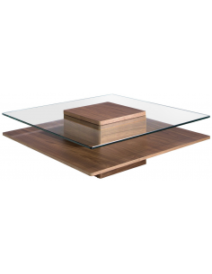 firkantet kvadratisk sofabord træ glas erhvervsindretning restaurantmøbler