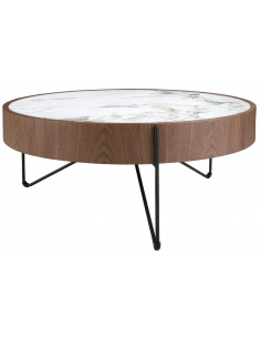 rundt sofabord træ marmor erhvervsindretning restaurantmøbler