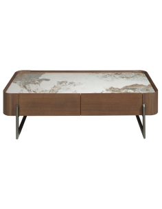 sofabord skuffer opbevaring træ marmor erhvervsindretning restaurantmøbler 2