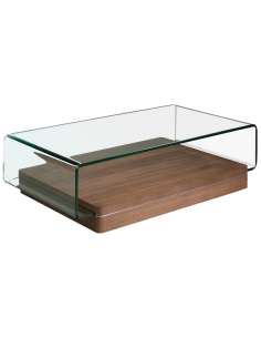 sofabord opbevaring træ glas erhvervsindretning restaurantmøbler