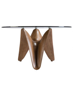 rundt spisebord træ erhvervsindretning restaurantmøbler 150 2