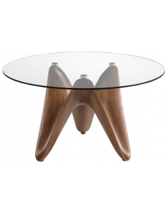 rundt spisebord træ erhvervsindretning restaurantmøbler 150