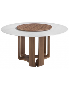 rundt spisebord træ erhvervsindretning restaurantmøbler 150