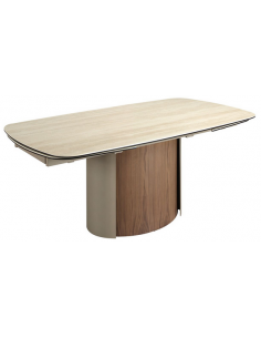 spisebord med udtræk tillægsplader sten marmor travertin porcelæn keramik 2