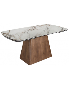 spisebord med udtræk tillægsplader sten marmor travertin porcelæn keramik 2