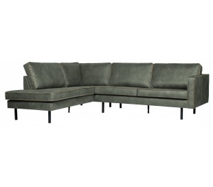 Hjørnesofa venstrevendt i læder 266 x 213 cm - Vintage cognac 2