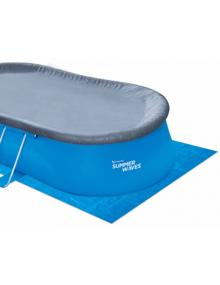swimming pool svømmebassin udendørs haven oval oppustelig fritstående