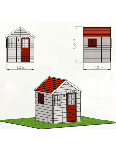 legehus klatretårn legetårn udendørs legetøj udeleg træ 2