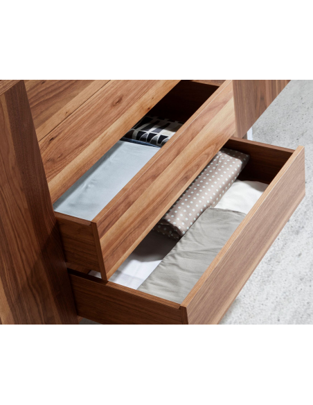 skænk sideboard skuffer træ soveværelse valnød moderne