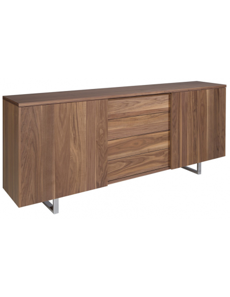 skænk sideboard skuffer træ soveværelse valnød moderne