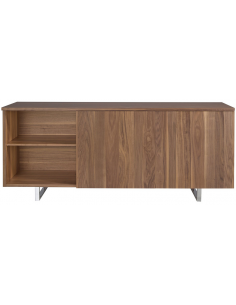 skænk sideboard skuffer træ soveværelse valnød moderne 2