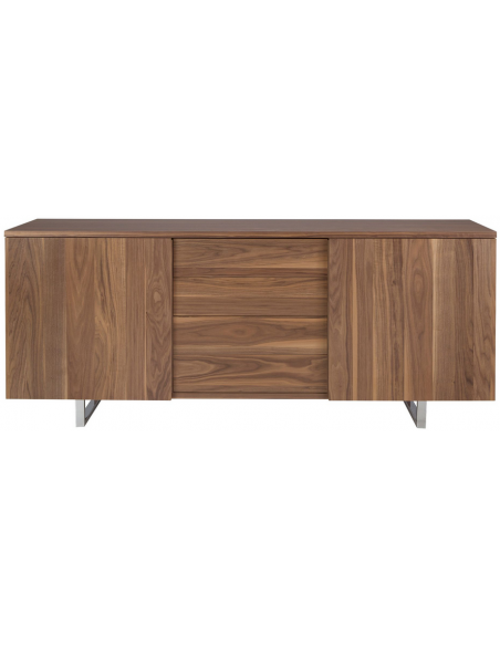 skænk sideboard skuffer træ soveværelse valnød moderne