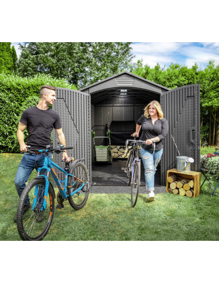 cykelskur redskabsboks redskabsskur redskabsskur cykelopbevaring skur til haven havebygninger