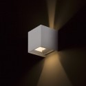 AQUE udendørs væglampe 8W LED - Mat sort