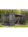 CHARLESTON Pavillon i aluminium og stål H280,89 x B593,6 x D383,6 cm - Antracit