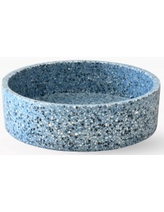 rund håndvask terrazzo beton betonvask vask bordmonteret bordplade