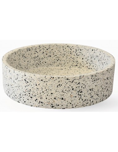 rund håndvask terrazzo beton betonvask vask bordmonteret bordplade