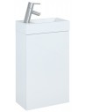 ELLIE Komplet badmiljø i MDF og keramik H68 x B40,2 cm - Blank hvid