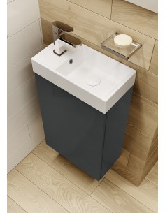 komplet badmiljø gæstetoilet væg underskab med vask håndvask badeværelse 2