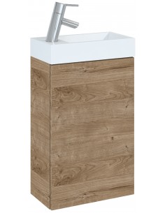 komplet badmiljø gæstetoilet væg underskab med vask håndvask badeværelse