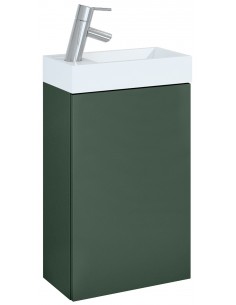 komplet badmiljø gæstetoilet væg underskab med vask håndvask badeværelse