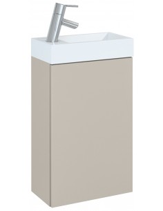 komplet badmiljø gæstetoilet væg underskab med vask håndvask badeværelse