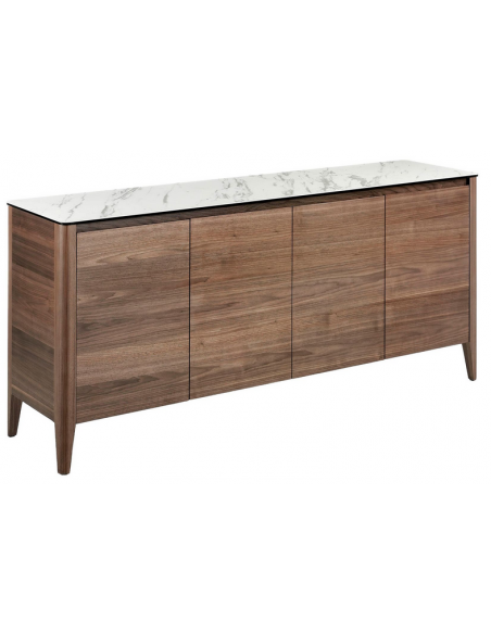 skænk sideboard skuffer træ valnød moderne