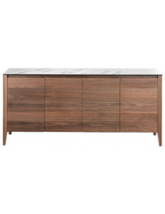 skænk sideboard skuffer træ valnød moderne