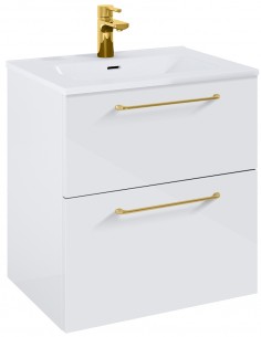 komplet badmiljø væg underskab med vask håndvask badeværelse