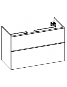 komplet badmiljø væg underskab med vask håndvask badeværelse 2