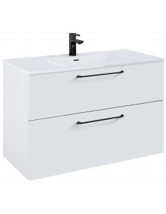 komplet badmiljø væg underskab med vask håndvask badeværelse