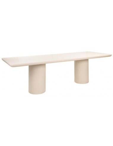 spisebord 280 aflangt beige