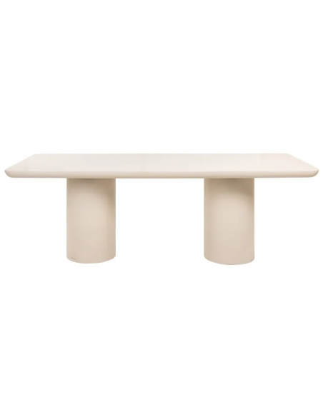 spisebord 230 aflangt beige