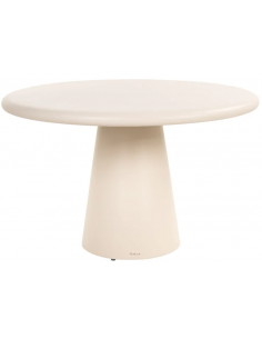 rundt spisebord 130 beige